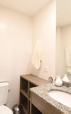 Apartamento para alugar com 77m², 3 quartos e 1 vagaBanheiro da Suíte