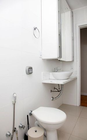 Apartamento para alugar com 60m², 1 quarto e sem vagaBanheiro 1