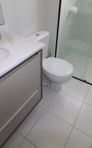 Apartamento para alugar com 90m², 3 quartos e 2 vagasBanheiro da Suíte