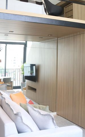 Studio para alugar com 49m², 1 quarto e 1 vagaSala