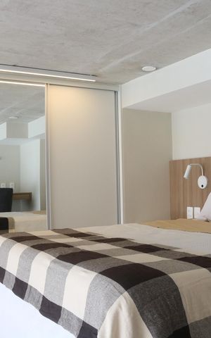 Studio para alugar com 49m², 1 quarto e 1 vagaQuarto