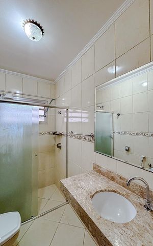 Casa para alugar com 201m², 4 quartos e 2 vagasBanheiro da Suíte 1