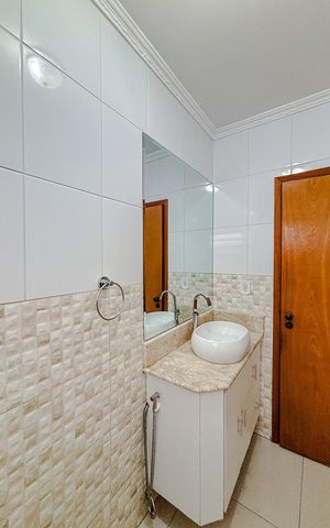 Casa para alugar com 201m², 4 quartos e 2 vagasBanheiro da Suíte 3
