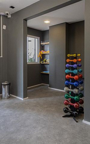 Apartamento para alugar com 42m², 2 quartos e 1 vaga Apartamento para alugar com 42m², 2 quartos e 1 vagaespaço para treino de pilates_4