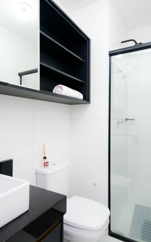 Studio para alugar com 30m², 1 quarto e sem vagaBanheiro