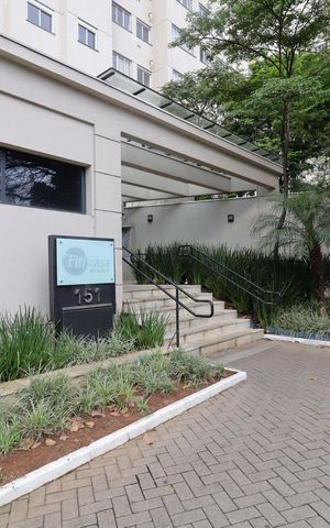 Apartamento à venda com 42m², 2 quartos e 1 vagaFachada e portaria