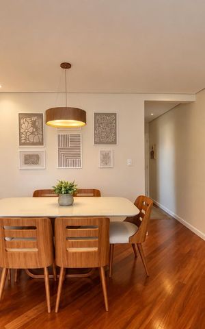 Apartamento à venda com 94m², 3 quartos e 2 vagas Apartamento à venda com 94m², 3 quartos e 2 vagasSala de Jantar