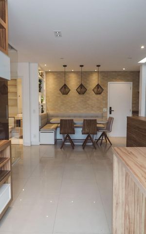 Apartamento para alugar com 66m², 1 quarto e 2 vagas Apartamento para alugar com 66m², 1 quarto e 2 vagasSala