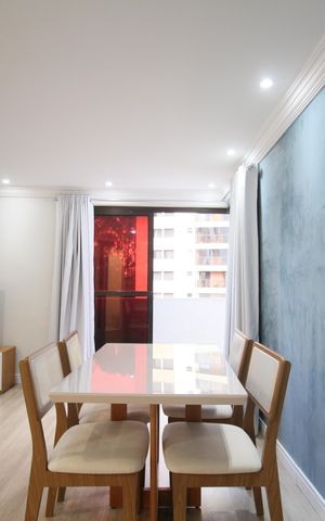 Apartamento para alugar com 64m², 1 quarto e 2 vagasSala