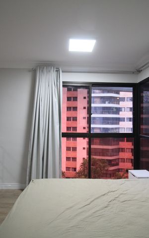 Apartamento para alugar com 64m², 1 quarto e 2 vagasSuíte