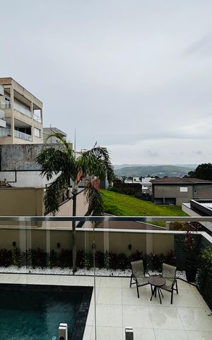 Casa de condomínio à venda com 360m², 4 quartos e 4 vagas Casa de condomínio à venda com 360m², 4 quartos e 4 vagasVista dos quartos
