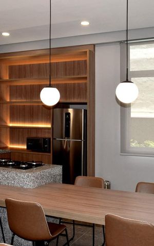 Studio para alugar com 33m², 1 quarto e sem vagaSalão de Festas