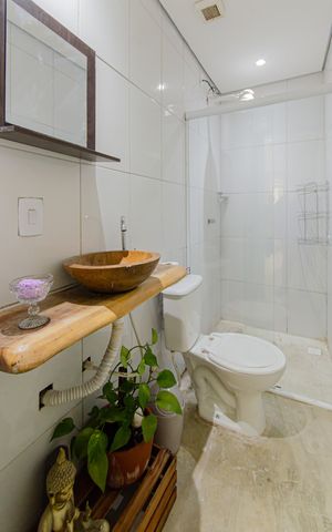 Casa para alugar com 30m², 1 quarto e sem vaga Casa para alugar com 30m², 1 quarto e sem vagaBanheiro