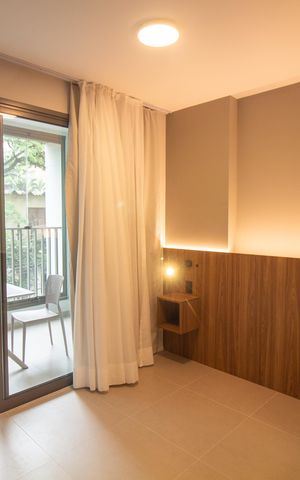 Studio à venda com 27m², 1 quarto e sem vagaSala / Quarto - Studio