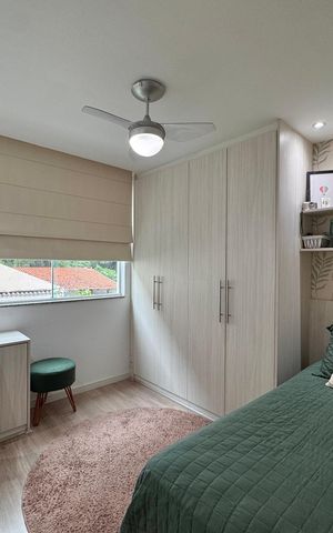 Casa de condomínio à venda com 147m², 4 quartos e 3 vagas Casa de condomínio à venda com 147m², 4 quartos e 3 vagasQuarto 2