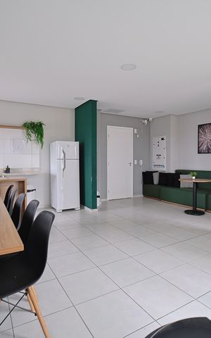 Apartamento à venda com 45m², 2 quartos e 1 vagaÁrea gourmet