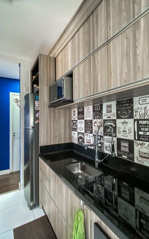 Apartamento à venda com 49m², 2 quartos e 1 vaga Apartamento à venda com 49m², 2 quartos e 1 vagaCozinha