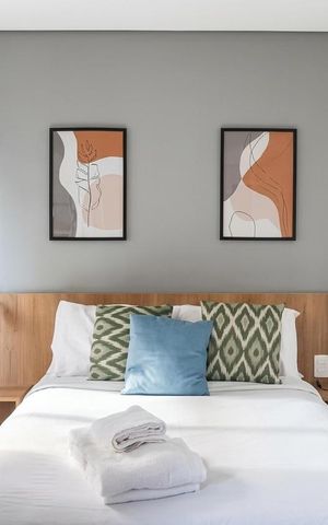 Studio para alugar com 27m², 1 quarto e sem vaga Studio para alugar com 27m², 1 quarto e sem vagaSala / Quarto