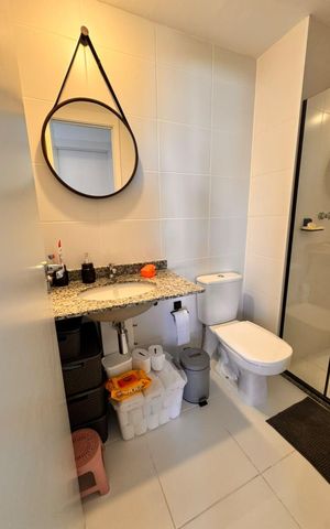 Apartamento para alugar com 47m², 2 quartos e sem vaga Apartamento para alugar com 47m², 2 quartos e sem vagaBanheiro