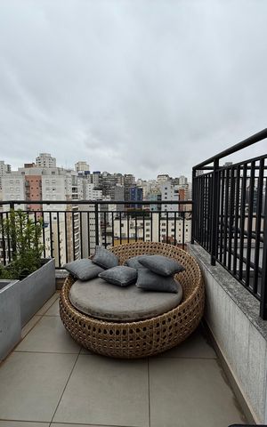 Studio para alugar com 32m², 1 quarto e sem vaga
