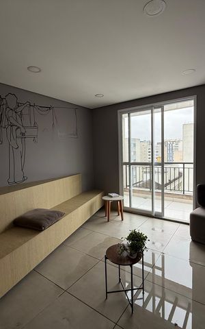 Studio para alugar com 32m², 1 quarto e sem vaga