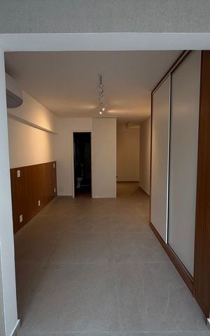 Studio para alugar com 32m², 1 quarto e sem vaga