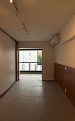Studio para alugar com 32m², 1 quarto e sem vaga