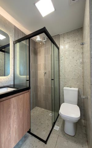 Apartamento para alugar com 46m², 2 quartos e 1 vaga Apartamento para alugar com 46m², 2 quartos e 1 vagaBanheiro Social