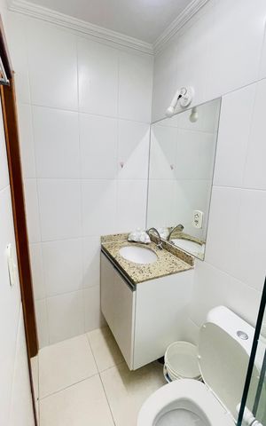 Casa de condomínio para alugar com 110m², 3 quartos e 2 vagas Casa de condomínio para alugar com 110m², 3 quartos e 2 vagasBanheiro