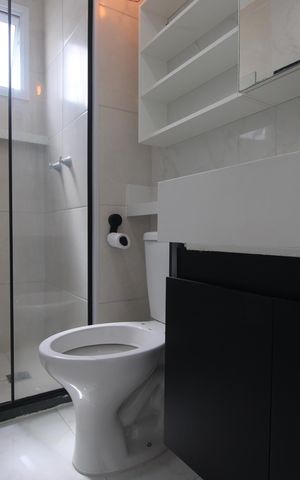 Apartamento para alugar com 44m², 2 quartos e 1 vagaBanheiro