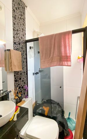 Casa de condomínio à venda com 60m², 2 quartos e 2 vagas Casa de condomínio à venda com 60m², 2 quartos e 2 vagasBanheiro da Suíte 2
