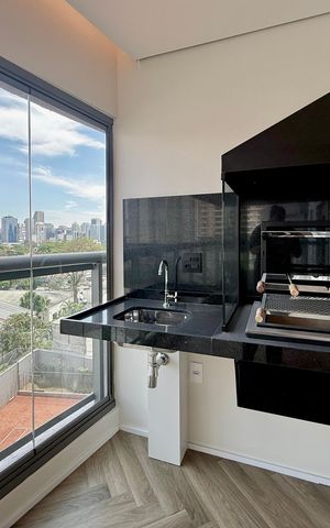 Apartamento para alugar com 107m², 2 quartos e 2 vagasVaranda Gourmet Integrada