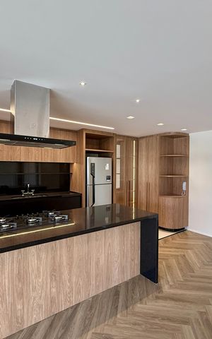 Apartamento para alugar com 107m², 2 quartos e 2 vagasCozinha 