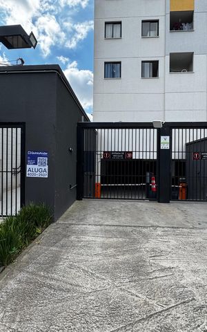 Apartamento para alugar com 26m², 1 quarto e sem vagaFachada com placa grande 