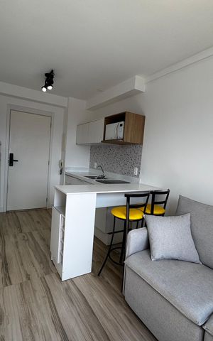 Apartamento para alugar com 26m², 1 quarto e sem vagaSala/Cozinha