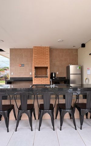 Apartamento para alugar com 55m², 2 quartos e 1 vaga Apartamento para alugar com 55m², 2 quartos e 1 vagaÁrea comum - Churrasqueira
