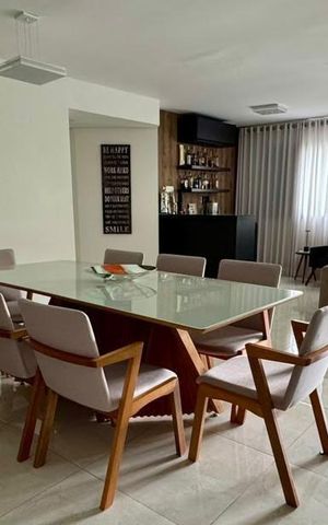Apartamento para alugar com 123m², 3 quartos e 2 vagas Apartamento para alugar com 123m², 3 quartos e 2 vagasSala de Jantar