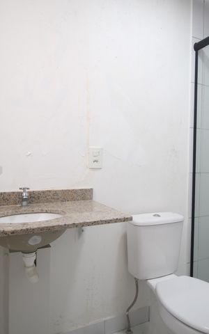 Apartamento para alugar com 65m², 3 quartos e 1 vagaBanheiro da Suíte 1