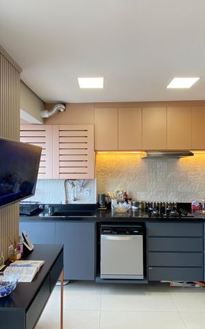 Apartamento à venda com 43m², 1 quarto e 1 vaga Apartamento à venda com 43m², 1 quarto e 1 vagaSala - Cozinha
