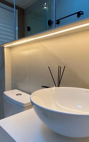 Apartamento à venda com 43m², 1 quarto e 1 vaga Apartamento à venda com 43m², 1 quarto e 1 vagaBanheiro