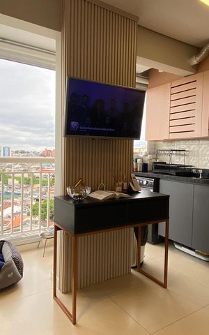 Apartamento à venda com 43m², 1 quarto e 1 vaga Apartamento à venda com 43m², 1 quarto e 1 vagaSala - Cozinha