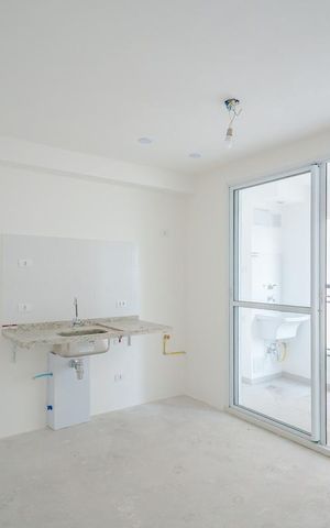 Studio à venda com 38m², 1 quarto e sem vaga Studio à venda com 38m², 1 quarto e sem vagaSala