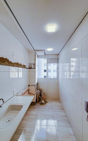 Apartamento para alugar com 44m², 2 quartos e sem vagaCozinha e Área de Serviço
