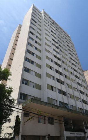 Apartamento à venda com 43m², 1 quarto e sem vagaFachada 