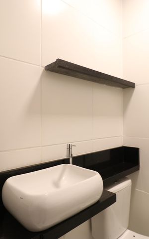 Apartamento à venda com 37m², 1 quarto e sem vagaBanheiro 