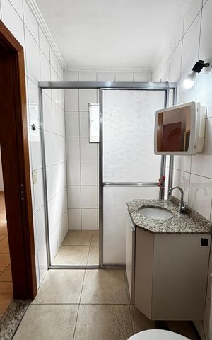 Casa para alugar com 113m², 2 quartos e 2 vagas Casa para alugar com 113m², 2 quartos e 2 vagasBanheiro da Suíte 2