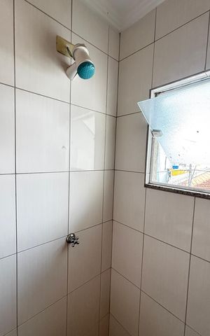 Casa para alugar com 113m², 2 quartos e 2 vagas Casa para alugar com 113m², 2 quartos e 2 vagasBanheiro da Suíte 1