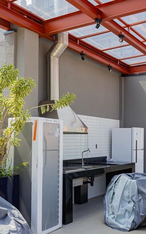 Apartamento para alugar com 29m², 1 quarto e sem vagaÁrea comum - Churrasqueira