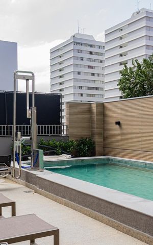 Apartamento para alugar com 29m², 1 quarto e sem vagaÁrea comum - Piscina