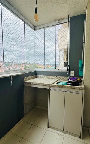 Apartamento à venda com 52m², 2 quartos e 1 vaga Apartamento à venda com 52m², 2 quartos e 1 vagaÁrea de Serviço